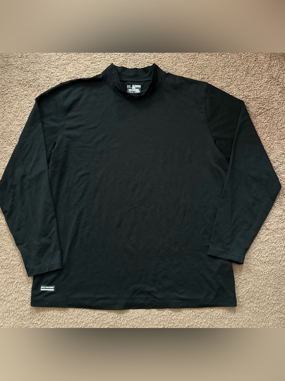Under Armour Coldgear Men’s Black Long-Sleeve Compression Shirt Size 3XL